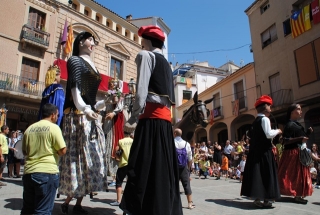 La Trobada de Gegants i Elements de Festa és un dels actes destacats de les Festes de Santa Càndia