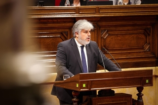 El president del grup de Junts, Albert Batet, al Parlament