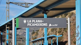Imatge d&#039;arxiu de l&#039;estació de La Plana-Picamoixions
