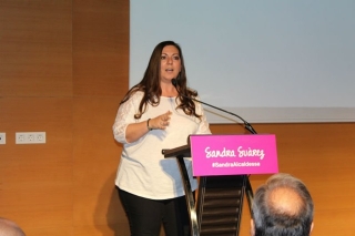 La portaveu del PDeCAT a l’Ajuntament de Calafell, Sandra Suárez, en una imatge recent