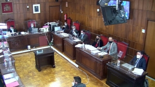 Imatge de la declaració de Joaquín, un dels acusats del crim del Montmell, a l&#039;Audiència de Tarragona, el 17 de març de 2021