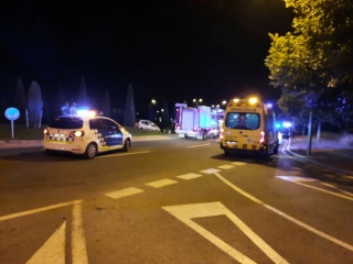 Imatge de l&#039;accident sense ferits provocat per un conductor begut a Reus
