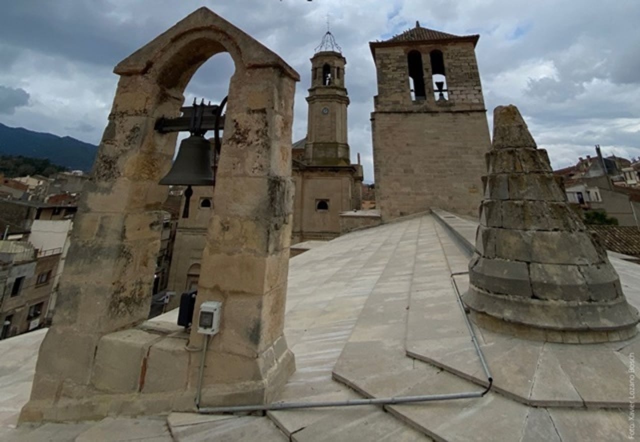 Imatge d&#039;arxiu de les campanes de l&#039;església vella de l&#039;Espluga de Francolí