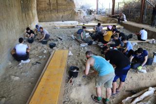 Arqueòlegs de l&#039;IPHES excaven al jaciment del barranc de la Boella, en el marc de la 17a campanya arqueològica