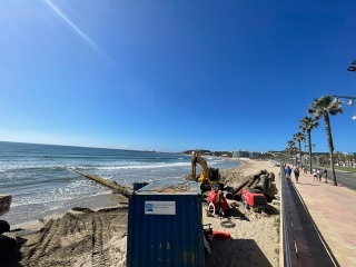 El Port de Tarragona ha iniciat els treballs de restauració de la platja de La Pineda per la temporada estival 2022