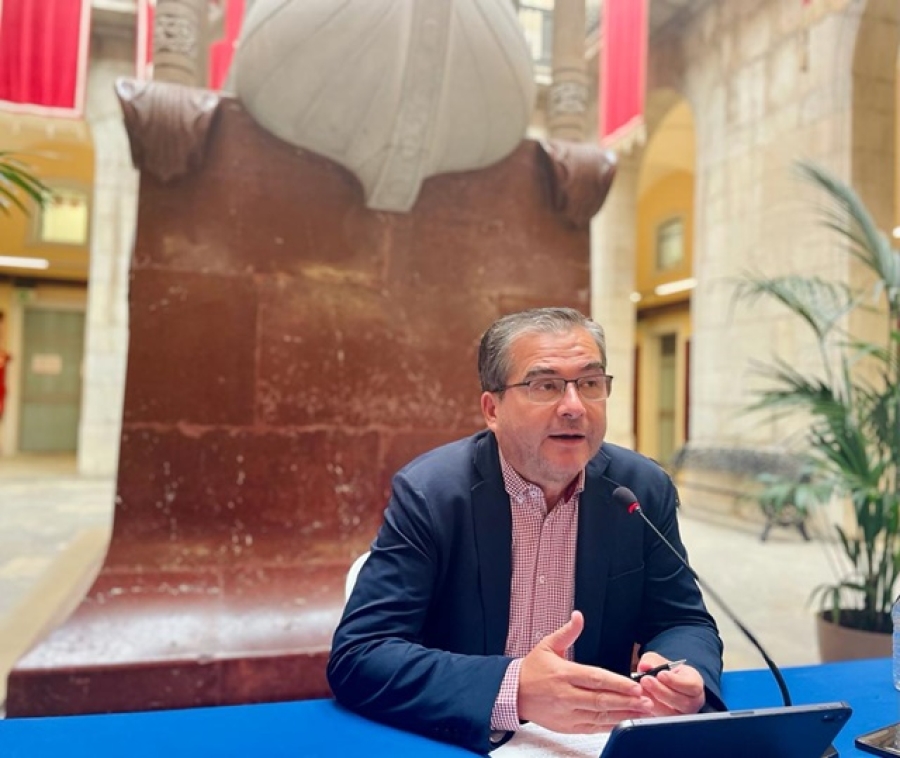 El portaveu del PP de Tarragona, José Luis Martín, aquest dimarts en roda de premsa