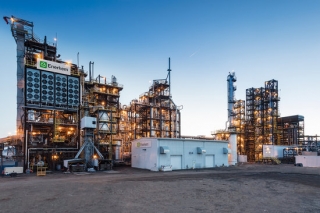 la planta de transformació de residus en biocombustibles que l&#039;empresa Enerkem té a Edmonton, al Canadà