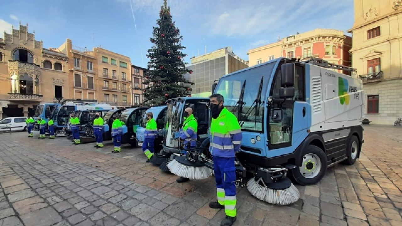 L&#039;Ajuntament de Reus ha presentat aquest dimecres els nous vehicles del servei de neteja viària i recollida de residus