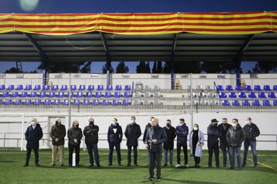 Inauguració de les noves instal·lacions del Camp de Futbol Municipal de Vallmoll