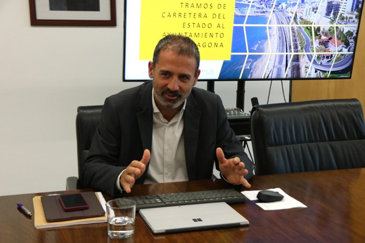 El secretari general d&#039;Infraestructures del Ministeri, Xavier Flores, aquest divendres, a Tarragona