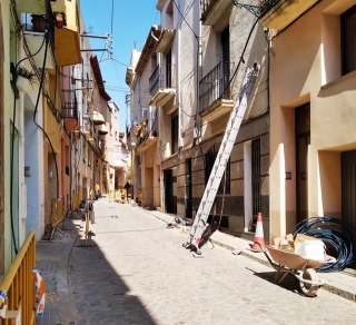 L&#039;Ajuntament de Riudoms va iniciar la setmana passada les obres de remodelació del carrer de les Galanes, ubicat al nucli antic