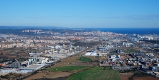 Vista àeria del complex petroquímic de Tarragona