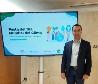 El regidor de Recursos Humans i Medi Ambient, Daniel Rubio, va presentar les activitats de la Festa pel Clima
