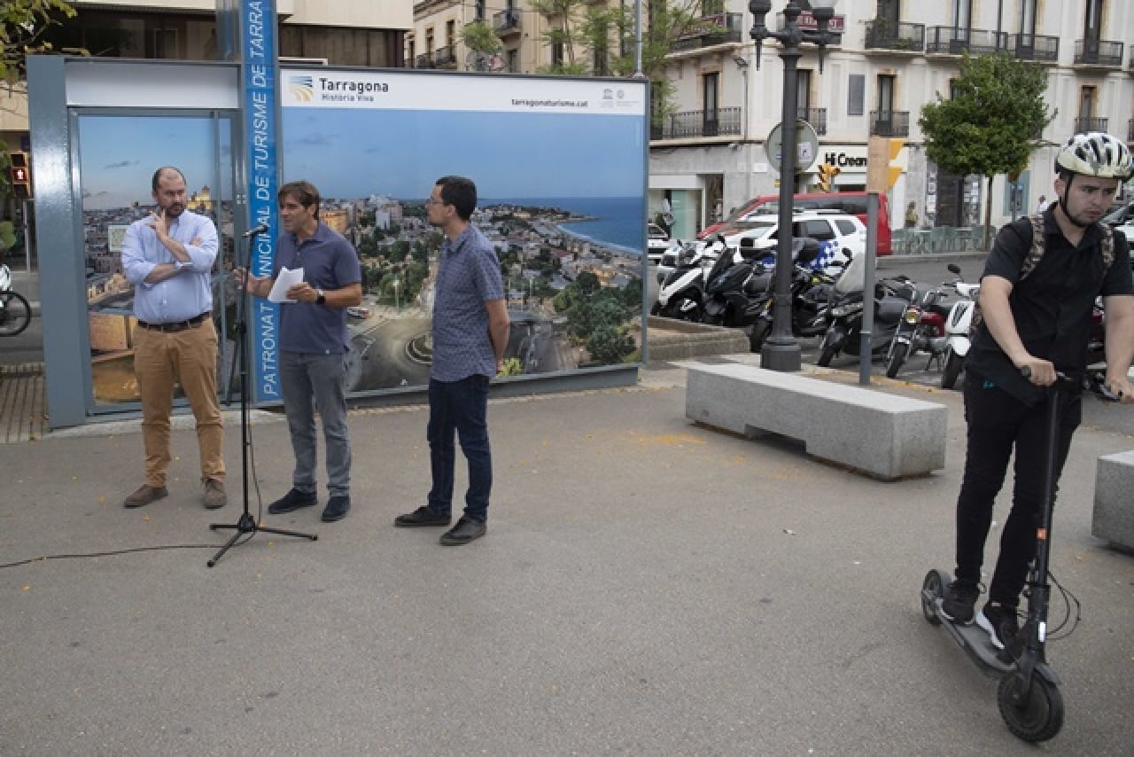 Imatge de la presentació de les jornades de mobilitat &#039;Tarragona sobre rodes&#039;