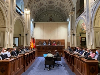 Imatge del Ple de la Diputació de Tarragona, del 6 de maig de 2022