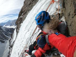 Imatge de l&#039;alpinista Sergi Mingote al K2