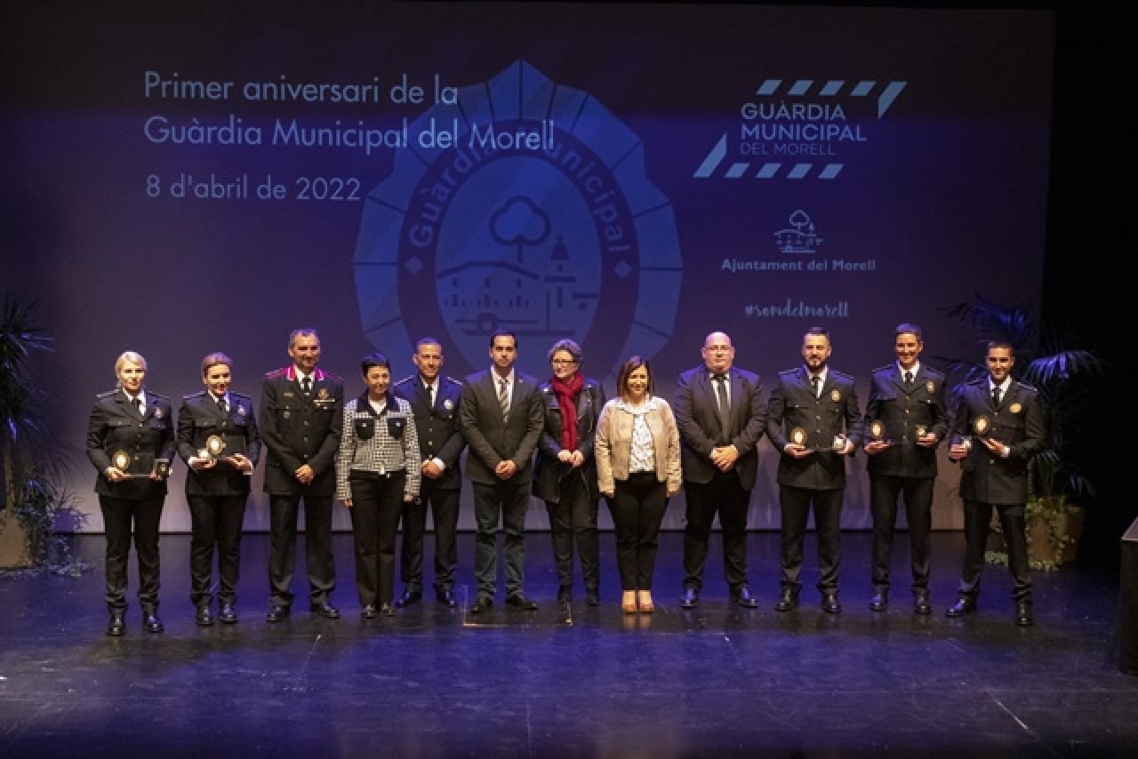 L&#039;acte de celebració del primer aniversari de la Guàrdia Municipal del Morell es va celebrar al Teatre Auditori