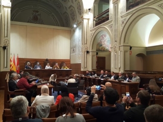 Imatge del ple de la Diputació de Tarragona del 29 de novembre del 2019.