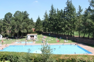 Una imatge de la piscina de Prades