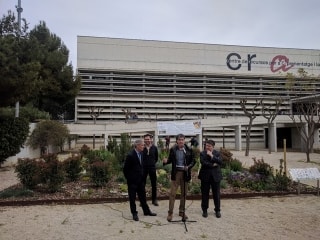 Imatge de l&#039;acte inaugural del Jardí de les Papallones, al Campus Sescelades de Tarragona