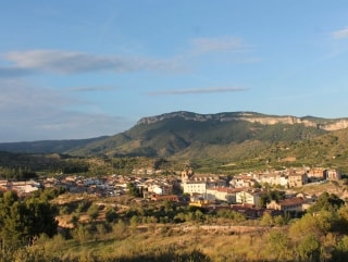 Vista de Cornudella del Montsant des del Calvari