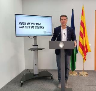 L’alcalde del Vendrell, Kenneth Martínez, ha fet balanç en roda de premsa dels primers 100 dies del nou mandat