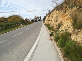 Imatge de l&#039;estat actual de la carretera de Vilallonga. Les obres de millora s&#039;iniciaran el dilluns vinent