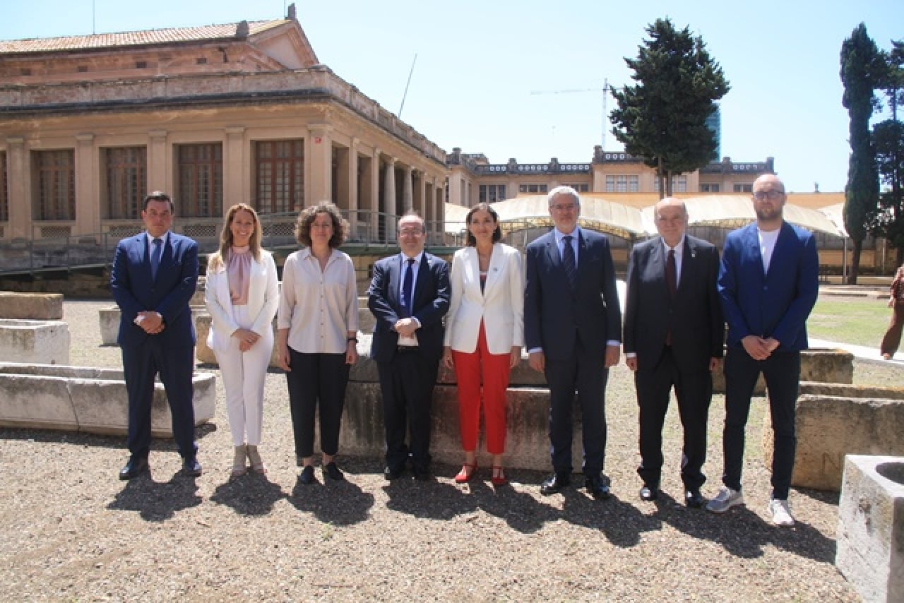 El ministre de Cultura, Miquel Iceta, i la ministra d&#039;Indústria, Reyes Maroto, han visitat la Necròpolis Paleocristiana de Tarragona