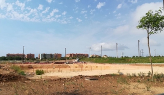 Terrenys de l&#039;Anella Mediterània, al barri de Campclar, on s&#039;ha de construir la piscina olímpica per als Jocs Mediterranis del 2018