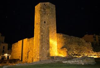 Imatge del cric romà de Tarragona il·luminat