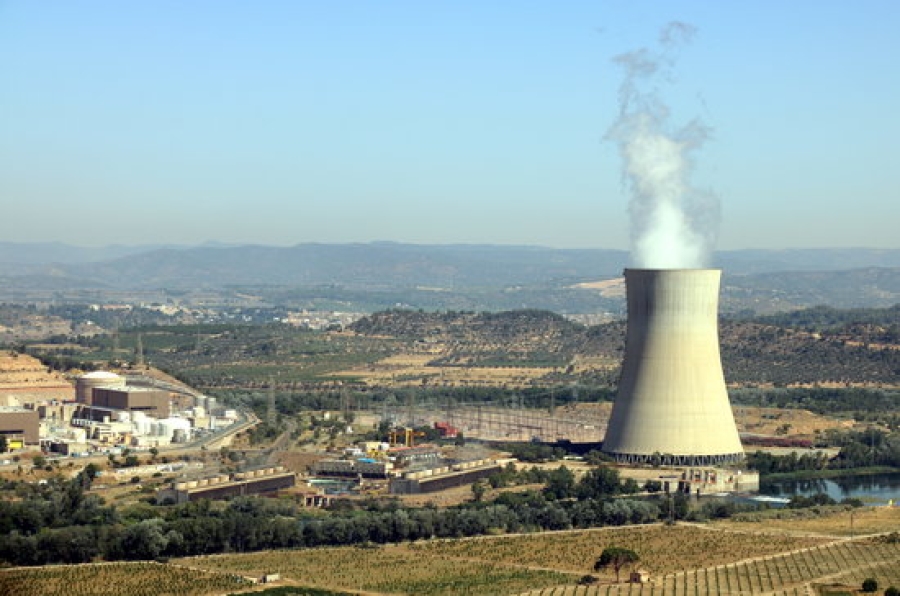 Imatge d&#039;arxiu de la central nuclear d&#039;Ascó