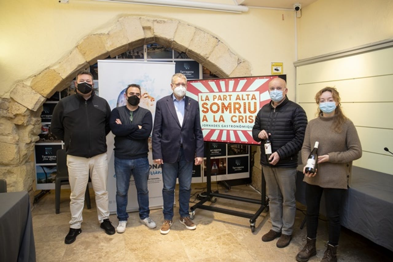 L&#039;alcalde de Tarragona, Pau Ricomà, i membres de l’Associació de Restaurants de la Part Alta (ARPA), han presentat les jornades gastronòmiques