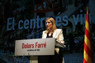 La candidata de Junts per Valls, Dolors Farré, ha revalidat la victòria amb claredat