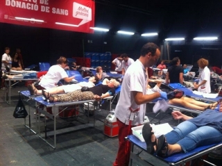 Imatge d&#039;arxiu d&#039;una Marató de donació de sang a Tarragona