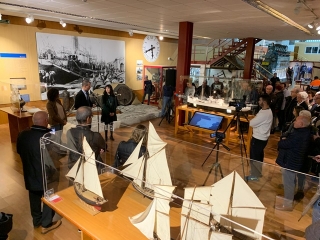 Inauguració del model vapor Mont-Sant, una embarcació centenària vinculada a la història de Tarragona