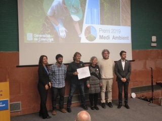 Representants del GEPEC reben el Premi Medi Ambient 2019 de la Generalitat de Catalunya