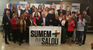 Imatge de la presentació de la candidatura Sumem per Salou que encapçala l&#039;alcalde Pere Granados