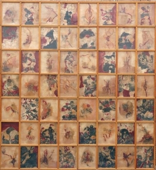 Un total de 56 peces conformen aquesta obra de gran format de 3,22 x 3,01 m