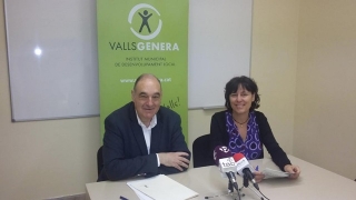El president de l&#039;IMDL Vallsgenera, Joan Carles Solé, va presentar el catàleg de formació de Vallsgenera