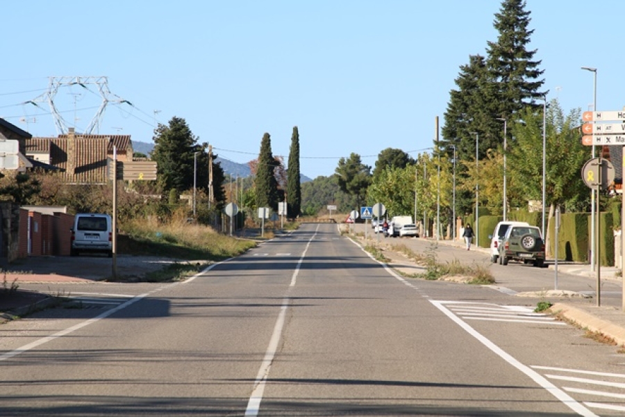L&#039;Ajuntament de l&#039;Espluga de Francolí vol convertir la carretera de Poblet en una via més amable, humana i pacificada de trànsit
