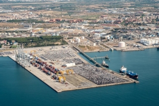 Vista aèria del Port de Tarragona