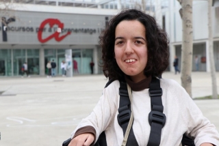 Alba Buendía, estudiant del grau d&#039;Anglès, al campus Catalunya de la URV
