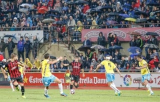 Imatge del partit jugat a casa entre el CF Reus i el CD Lugo