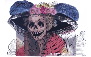 L’artista Ruth González originària de Mèxic, D.F. que viu i treballa a l’Hospitalet de l’Infant, basa l&#039;obra en l’estètica i la línia crítica de José Guadalupe Posada, creador de la imatge del “Catrín” i la “Catrina”