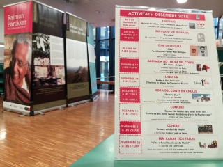 Imatge de les diverses activitats que ofereix la Biblioteca Terra Baixa del Vendrell durant el mes de desembre