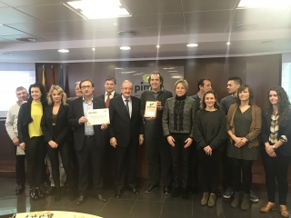 El president de PIMEC Tarragona ha recollit el guardó de mans del president de PIMEC, Josep González, acompanyat de tot l’equip de PIMEC Tarragona.