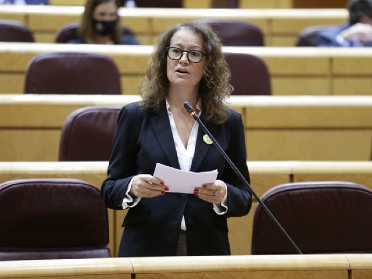 La senadora d&#039;ERC per Tarragona, Laura Castel, ha portat al ple del Senat el desnonament de la Secuita