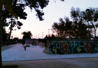 L&#039;skatepark de Vila-seca sense llum 