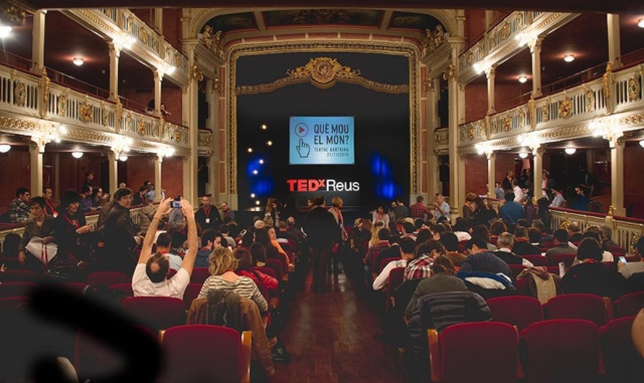 Imatge d&#039;arxiu d&#039;una edició anterior del TEDxReus, al Teatre Bartrina