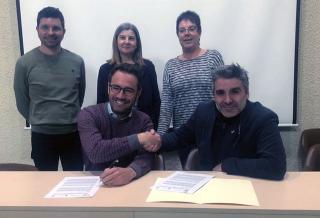 L&#039;alcalde de Falset, Carlos Brull, i l&#039;alcalde de Vila-seca, Pere Segura, han signat aquest matí l&#039;acord de col·laboració